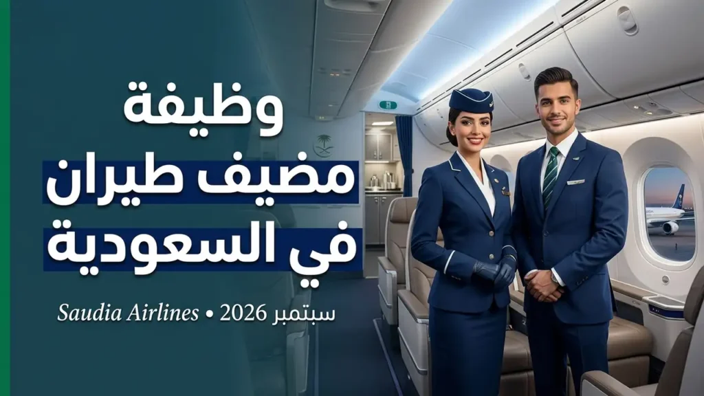 وظيفة مضيف طيران في السعودية لدى Saudia